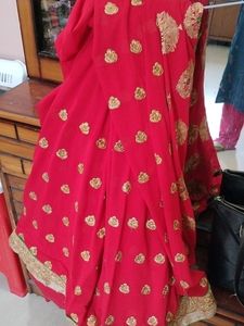 New Red Saree