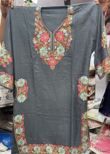 Embroidered  kashmiri Kurti(ferran)