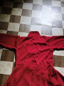 Girl Party Dress.Red Colour.Fancy Dress.