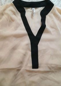 Cation See-through Formal Top