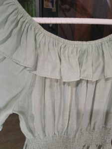 Ruffled Off-Shoulder Top