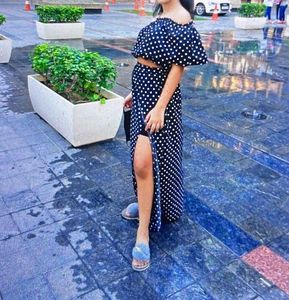 Polka Dot Crop Top and Skirt Set