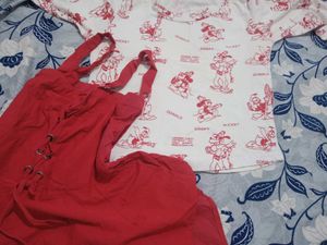 Red Dress with Straps