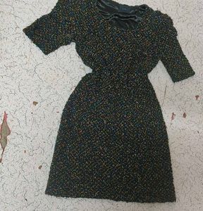 Textured Mini Dress