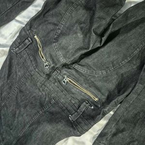 Denim Jumpsuit|dungaree |biker