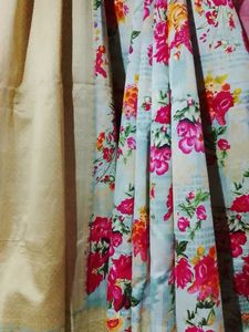 Floral Print Saree