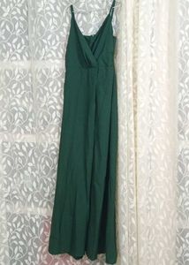Elegant Green Maxi Dress