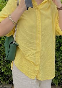 H&amp;M Linen Shirt, New With Tag