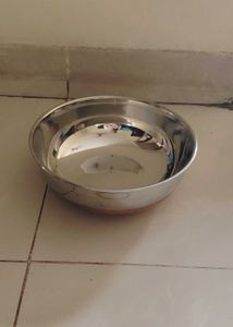 Unused Steel Kadai Copper Bottom Without Handle