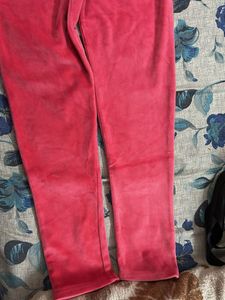 Pink Velvet Pants