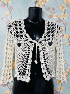 Y2k Crochet Cardigan