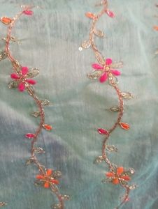 Gotta Patti Fabric For Kurti Top Or Frock Making