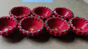 Handmade Diwali Diya Set