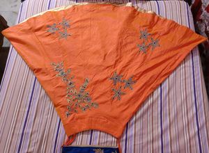Long Crop Top Lehanga For Women Along With Scarf