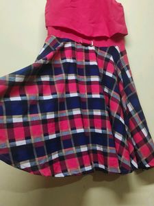 Girls Sleeveless Formal Dress