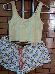 Combo Of Three Imported Fabric Top N Short