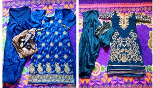Combo Of Two Blue Kurti Set👗👗🗣️