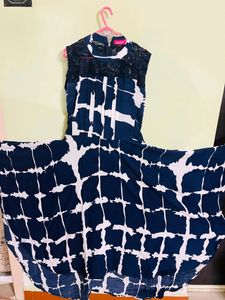Women's Nevy Blue Party Wear Dress 👗