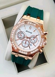 Bolang Green Silicone Watch