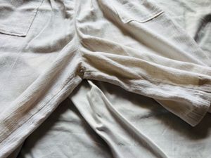 Cream/white Drawstring Shorts