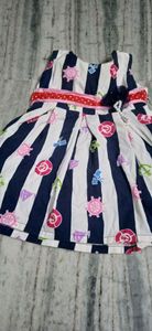 Pure cotton frock 3 months to 12 months