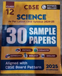 Sample Paper for PCMBE students By PW And Oswaal