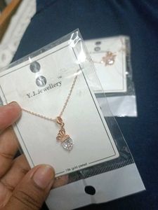 Combo Of 3 Rose Gold Jewelry Set