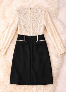 Chic Black &amp; Cream Dress