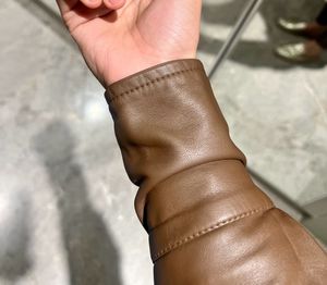 Leather Shirt With Belt