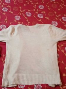 Elegant Cream Cardigan Sweater