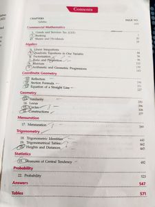 Class 10 Icse ML Aggarwal Maths Book
