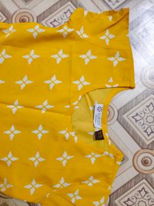 Yellow Printed Dress 💛