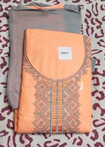 Embroidered Kurta meterial Set