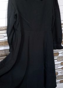 Black Peter Pan Collar Dress