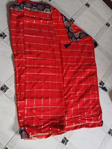 Red saree good condition