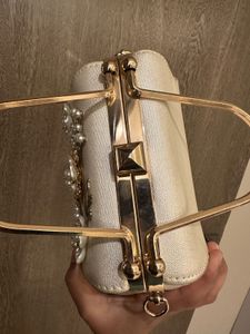 Floral Embellished Clutch Bag