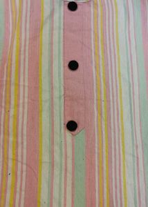 Striped Button-Down Dress Kurta And Dupatta