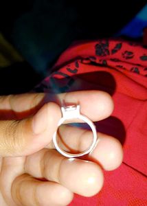 New Pure Silver Ring With Bill