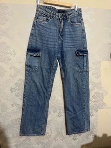 Cargo Straight Fit Jeans