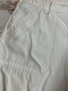 White Cargo Pants