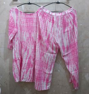 Women Pink Co-ords Set
