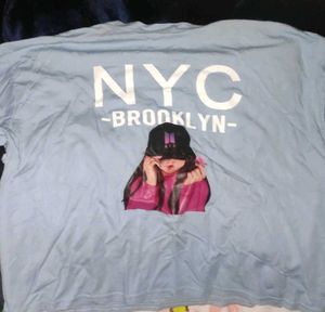 NYC Brooklyn Graphic Crop Tee