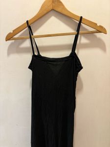 Beautiful Black Ruched Cami Dress