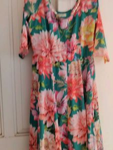 Floral Maxi Dress, Anarkali Gown