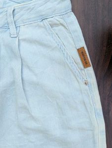 Light Wash Wide Leg Jeans