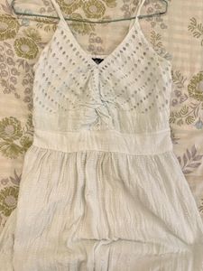 White Eyelet Dress
