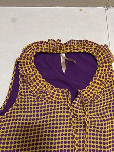 Polka Dot Ruffle Tank Top