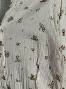 Cute Teddy Bear Print Shirt