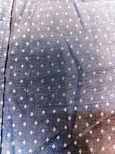 Boys Blue Patterned Shirt
