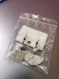 half moon shaped earrings